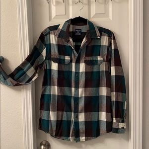 Men’s Long Sleeve Flannel Button Up